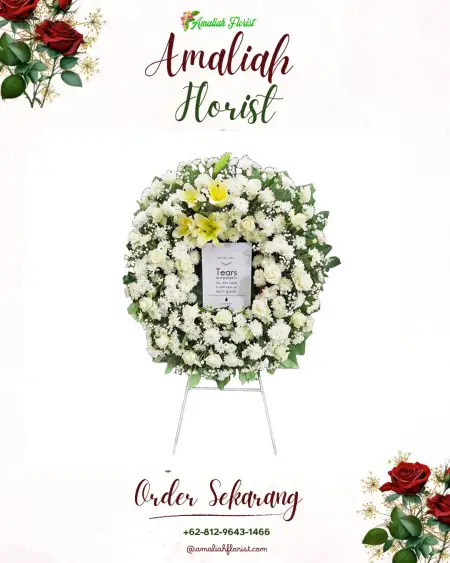 Krans Bunga Duka Parante